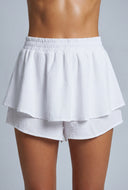 Pearl Ruffle Shorts