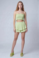 Pearl Ruffle Shorts