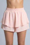 Pearl Ruffle Shorts