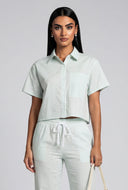 Striped Poplin Shirt