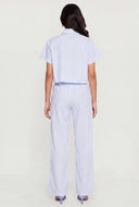 Striped Poplin Pants
