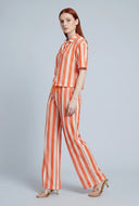 Kataleya Striped Short Sleeve Shirt