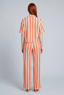 Kataleya Striped Short Sleeve Shirt