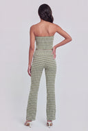 Liberty Striped Fold Over Pants