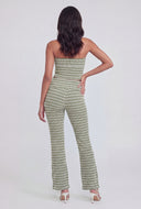 Liberty Striped Fold Over Tube Top