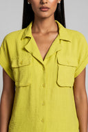 Yamileth Crepe Knit Shirt
