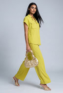Yamileth Crepe Knit Drawstring Pants