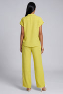 Yamileth Crepe Knit Drawstring Pants