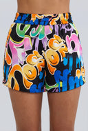 Graffiti Print Shorts