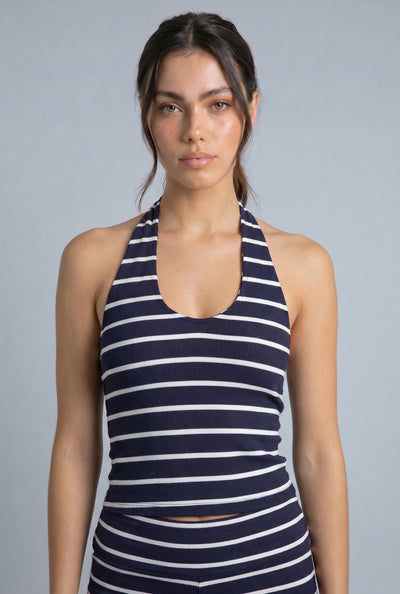 Striped Halter Top