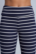 Striped Fold Over Pants