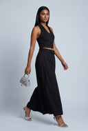 Evangeline Crop Halter Top