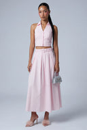 Evangeline Crop Halter Top