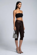 Sunny Tie Waist Sash Capris