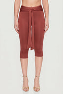 Sunny Tie Waist Sash Capris