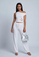 Paris Drawstring High Waist Pants