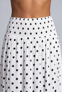 Polka Dot Maxi Skirt