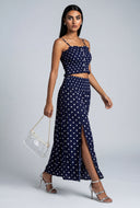 Polka Dot Maxi Skirt