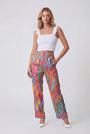 Marie Psychedelic Satin Pants