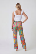 Marie Psychedelic Satin Pants