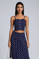Polka Dot Crop Cami