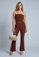 Textured Crop Tube Top