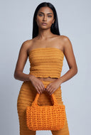 Textured Crop Tube Top