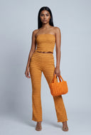 Textured Crop Tube Top