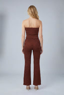 Textured Flare Pants