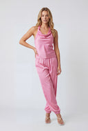 Katherine Satin Tie Halter Top