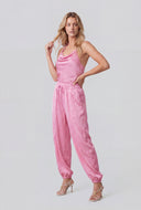 Katherine Satin Drawstring Joggers
