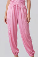 Katherine Satin Drawstring Joggers