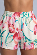 Floral High Waist Shorts