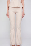 Crepe Boot Cut Pants