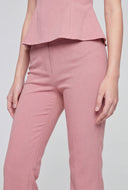 Crepe Boot Cut Pants