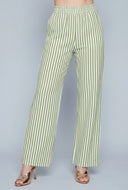 Striped High Waist Pants