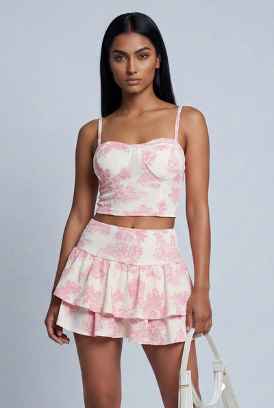 Araceli Crop Bustier Top