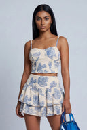 Araceli Crop Bustier Top