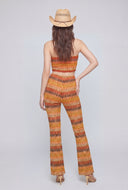 Meadow Patterned Hanky Hem Crop Top