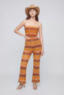 Meadow Patterned Flare Pants