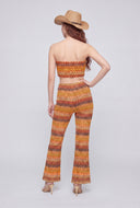 Meadow Patterned Flare Pants