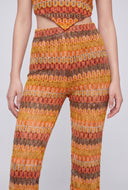 Meadow Patterned Flare Pants