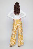 Botanical Print Palazzo Pants