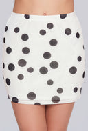 Polka Dot Mini Skirt
