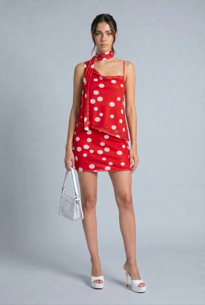 Polka Dot Mini Skirt