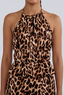 Leopard Print Halter Top