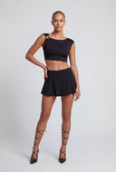 Kaylani Starfish Cap Sleeve Crop Top