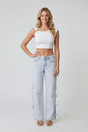 Kaylani Starfish Cap Sleeve Crop Top