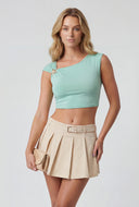 Kaylani Starfish Cap Sleeve Crop Top
