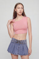 Kaylani Starfish Cap Sleeve Crop Top